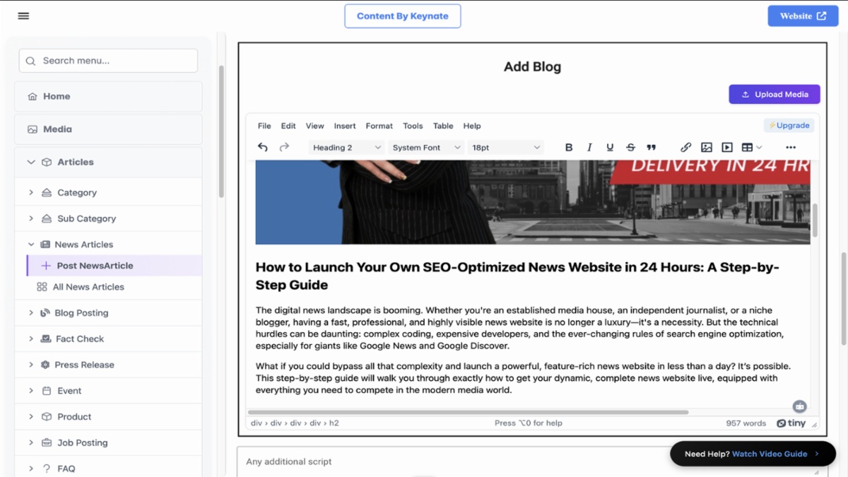How to Launch a SEO-Optimized News Website in 24 Hours | Complete Guide